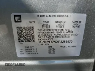 2023 Chevrolet Traverse LS with VIN 1GNEVFKWXPJ286530, listed as a Copart auction lot 69405684 with 12,334 mi miles and Salvage Title. Bid and sale history available at carsss.com. Image 15.