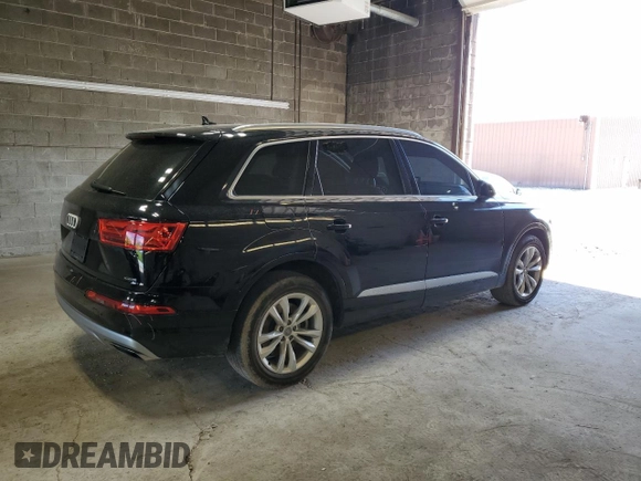 2019 Audi Q7 Premium Plus with VIN WA1LAAF78KD042605, listed as a Copart auction lot 56993735 with 67,601 mi miles and Salvage title. Bid and sale history available at DreamBid. Image 3.