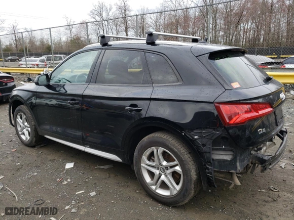 2018 Audi Q5 Premium with VIN WA1ANAFY5J2170170, listed as a Copart auction lot 49092025 with 92,414 mi miles and Salvage Title. Bid and sale history available at carsss.com. Image 2.