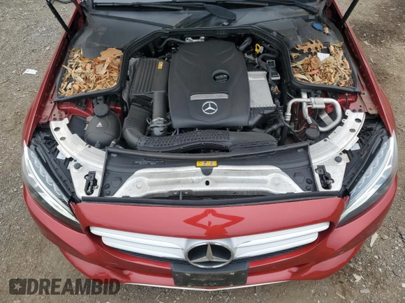 2017 Mercedes-Benz C 300 with VIN 55SWF4KB3HU224146, listed as a Copart auction lot 62603675 with 49,317 mi miles and Salvage title. Bid and sale history available at DreamBid. Image 11.