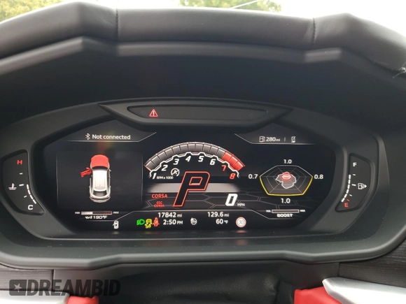 2019 Lamborghini Urus z VIN ZPBUA1ZL6KLA02282, wystawiony jako Copart lot #88714865 z przebiegiem 17 842 mil mil oraz Szkody całkowita. Historia ofert i sprzedaży dostępna na DreamBid. Obrazek 9.