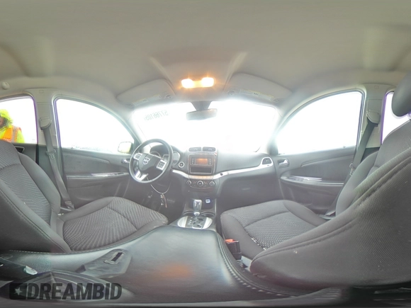 2017 Dodge Journey SXT with VIN 3C4PDCBB0HT545567, listed as a Copart auction lot 57766105 with 56,569 mi miles and Salvage title. Bid and sale history available at DreamBid. Image 15.