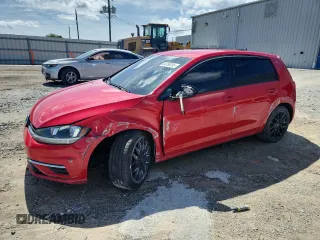 2018 Volkswagen Golf S z VIN 3VWB17AU0JM263701, wystawiony jako Copart lot #64738195 z przebiegiem 130 695 mil mil oraz Szkoda całkowita • Salvage title. Historia ofert i sprzedaży dostępna na DreamBid. Obrazek 1.