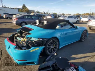 2017 Porsche 911 Carrera S with VIN WP0CB2A92HS156122, listed as a Copart auction lot 75320934 with 22,816 mi miles and Non repairable. Bid and sale history available at DreamBid. Image 3.