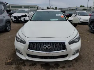 2017 Infiniti Q50 Premium with VIN JN1EV7AR3HM832887, listed as a Copart auction lot 57914975 with 62,878 mi miles and Salvage title. Bid and sale history available at DreamBid. Image 5.