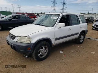 1999 Honda CR-V EX with VIN JHLRD1869XC004117, listed as a Copart auction lot 66917664 with 215,163 mi miles and Salvage Title. Bid and sale history available at carsss.com. Image 1.
