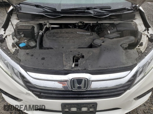 2018 Honda Odyssey EX-L with VIN 5FNRL6H75JB112153, listed as a Copart auction lot 51984465 with 156,082 mi miles and Salvage Title. Bid and sale history available at carsss.com. Image 12.