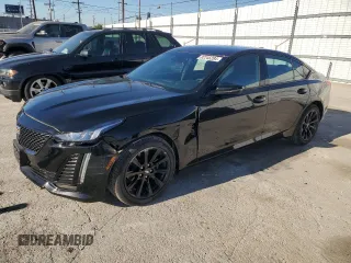 2024 Cadillac CT5 Luxury z VIN 1G6DM5RKXR0126275, wystawiony jako Copart lot #82245284 z przebiegiem 1 332 mil mil oraz Szkoda całkowita • Salvage title. Historia ofert i sprzedaży dostępna na DreamBid. Obrazek 1.