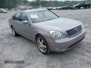 2001 Lexus LS 430 z VIN JTHBN30F210015650, wystawiony jako IAAI lot #42157111 z przebiegiem 185 720 mil mil oraz . Historia ofert i sprzedaży dostępna na DreamBid. Obrazek 1.