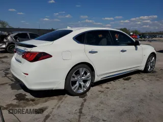 2017 Infiniti Q70 3.7 z VIN JN1BY1PP8HM170866, wystawiony jako Copart lot #47077125 z przebiegiem 93 750 mil mil oraz Szkoda całkowita • Salvage title. Historia ofert i sprzedaży dostępna na DreamBid. Obrazek 3.