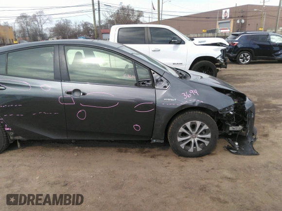 2019 Toyota Prius LE with VIN JTDL9RFU9K3009363, listed as a IAAI auction lot 41812912 with 28,442 mi miles and . Bid and sale history available at DreamBid. Image 13.