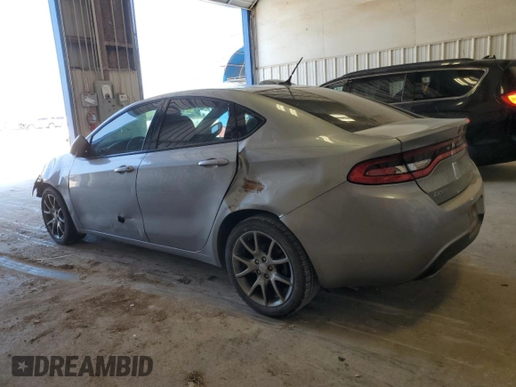 2015 Dodge Dart SXT with VIN 1C3CDFBBXFD141392, listed as a Copart auction lot 53811955 with 198,410 mi miles and Salvage Title. Bid and sale history available at carsss.com. Image 2.