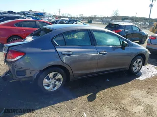 2015 Honda Civic Sedan LX with VIN 2HGFB2F56FH543488, listed as a IAAI auction lot 41854581 with 116,155 mi miles. Bid and sale history available at carsss.com. Image 13.