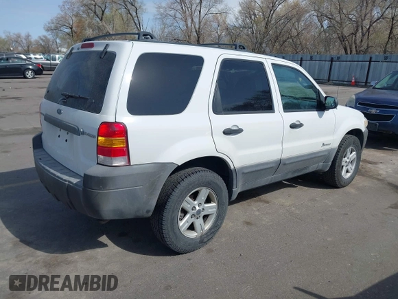 2006 Ford Escape Hybrid with VIN 1FMYU96H96KD56271, listed as a IAAI auction lot 41981621 with 156,825 mi miles and . Bid and sale history available at DreamBid. Image 4.