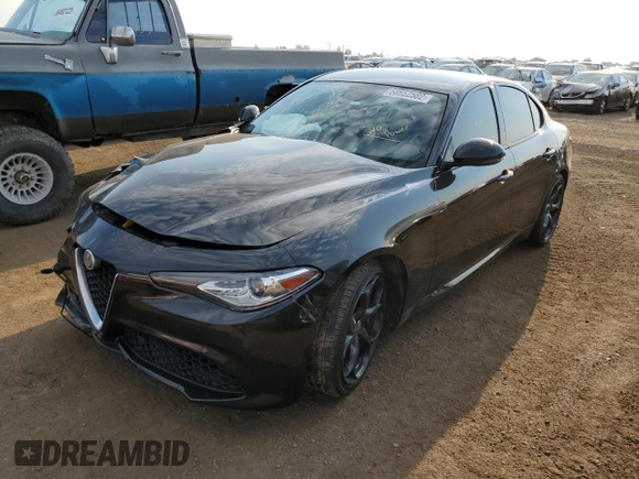 2017 Alfa Romeo Giulia Ti with VIN ZARFAECN7H7545584, listed as a Copart auction lot 58652582 with 0 mi miles. Bid and sale history available at carsss.com. Image 2.