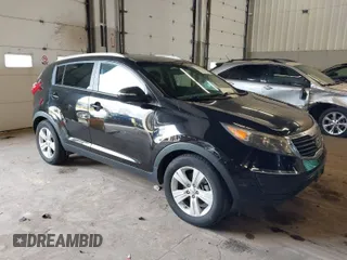 2012 Kia Sportage LX with VIN KNDPB3A28C7211680, listed as a IAAI auction lot 41678361 with 1 mi miles. Bid and sale history available at carsss.com. Image 1.