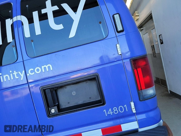 2012 Ford Econoline Cargo Commercial with VIN 1FTNE2EL9CDB21032, listed as a IAAI auction lot 42787135 with 106,406 mi miles and . Bid and sale history available at DreamBid. Image 42.