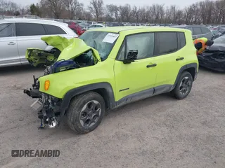 2017 Jeep Renegade Sport with VIN ZACCJAAH6HPG09555, listed as a IAAI auction lot 41933847 with 100,332 mi miles and . Bid and sale history available at DreamBid. Image 17.