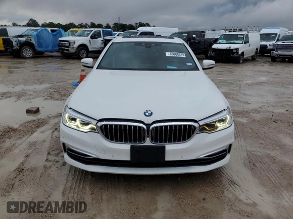 2017 BMW 5 Series 540i with VIN WBAJE5C37HG916165, listed as a Copart auction lot 45088915 with 100,563 mi miles and Salvage Title. Bid and sale history available at carsss.com. Image 5.