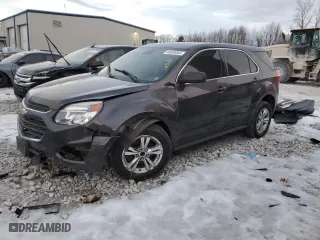 2016 Chevrolet Equinox LS with VIN 2GNFLEEK7G6157381, listed as a Copart auction lot 43899365 with 133,047 mi miles and Salvage Title. Bid and sale history available at carsss.com. Image 1.