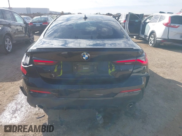 2022 BMW 4 Series 430i with VIN WBA53AP09NCJ24098, listed as a IAAI auction lot 41395007 with 34,062 mi miles and . Bid and sale history available at carsss.com. Image 17.