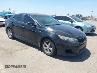 2014 Kia Optima LX with VIN 5XXGM4A79EG283381, listed as a IAAI auction lot 42615994 with 149,645 mi miles and . Bid and sale history available at DreamBid. Image 1.