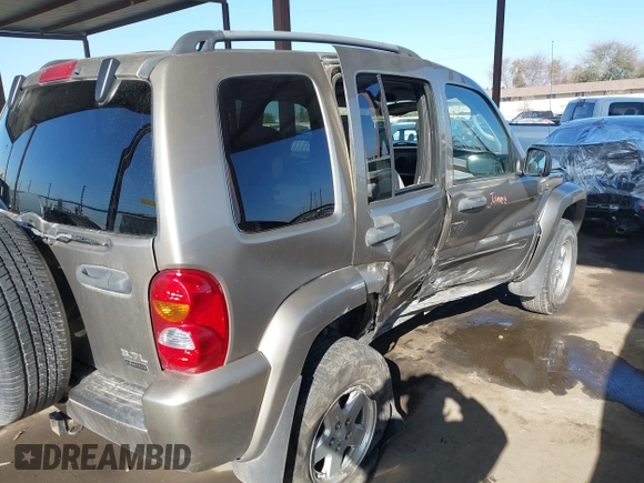 2004 Jeep Liberty Limited with VIN 1J4GL58K64W254155, listed as a IAAI auction lot 41350175 with 165,822 mi miles. Bid and sale history available at carsss.com. Image 6.