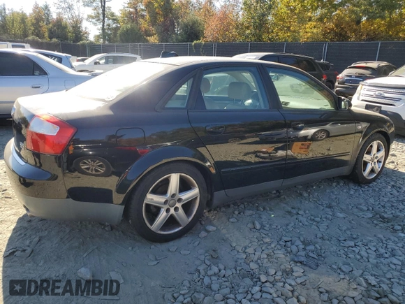 2004 Audi A4 1.8T with VIN WAULC68E84A080488, listed as a Copart auction lot 76735874 with 0 mi miles and Salvage Title. Bid and sale history available at carsss.com. Image 3.