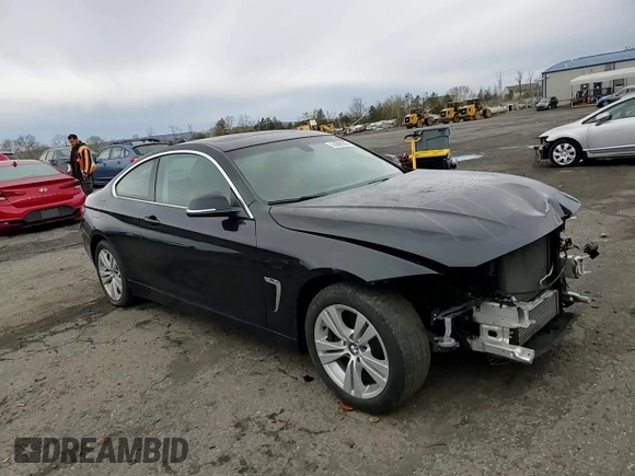 2015 BMW 4 Series 428i xDrive with VIN WBA3N5C54FK198577, listed as a Copart auction lot 50296395 with 56,607 mi miles and Salvage Title. Bid and sale history available at carsss.com. Image 10.