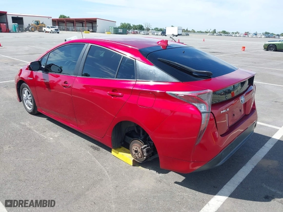 2017 Toyota Prius Two with VIN JTDKBRFU0H3538662, listed as a IAAI auction lot 42011499 with 90,862 mi miles. Bid and sale history available at carsss.com. Image 3.