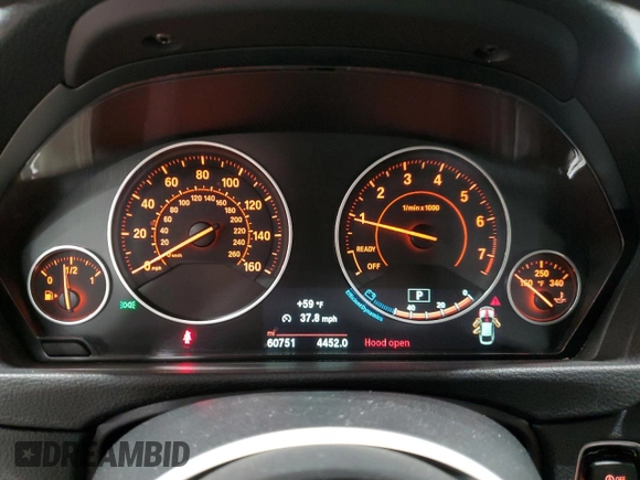 2019 BMW 4 Series 440i xDrive with VIN WBA4J7C53KBM74527, listed as a Copart auction lot 82386114 with 60,751 mi miles and Non Repairable. Bid and sale history available at carsss.com. Image 9.