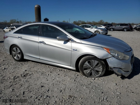 2013 Hyundai Sonata Hybrid Limited w/Panoramic Sunroof Pkg with VIN KMHEC4A42DA068835, listed as a Copart auction lot 50184275 with 152,480 mi miles and Salvage Title. Bid and sale history available at carsss.com. Image 4.