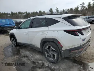 2022 Hyundai Tucson Limited with VIN 5NMJECAE8NH079815, listed as a Copart auction lot 46863115 with 77,756 mi miles and Salvage Title. Bid and sale history available at carsss.com. Image 2.