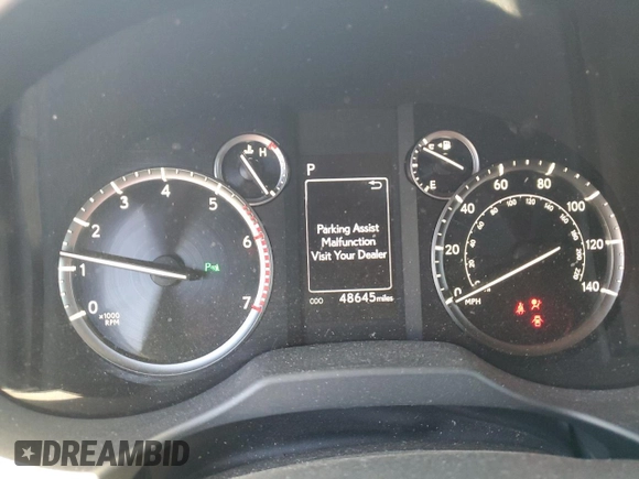 2022 Lexus GX 460 Premium with VIN JTJAM7BX0N5318462, listed as a Copart auction lot 64644195 with 48,645 mi miles and Salvage title. Bid and sale history available at DreamBid. Image 9.