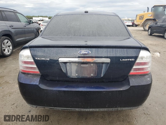 2009 Ford Taurus Limited with VIN 1FAHP25W69G117096, listed as a Copart auction lot 84262534 with 195,159 mi miles and Salvage Title. Bid and sale history available at carsss.com. Image 6.