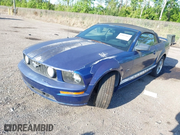 2006 Ford Mustang GT Deluxe with VIN 1ZVFT85H465215338, listed as a IAAI auction lot 42035867 with 124,381 mi miles. Bid and sale history available at carsss.com. Image 17.