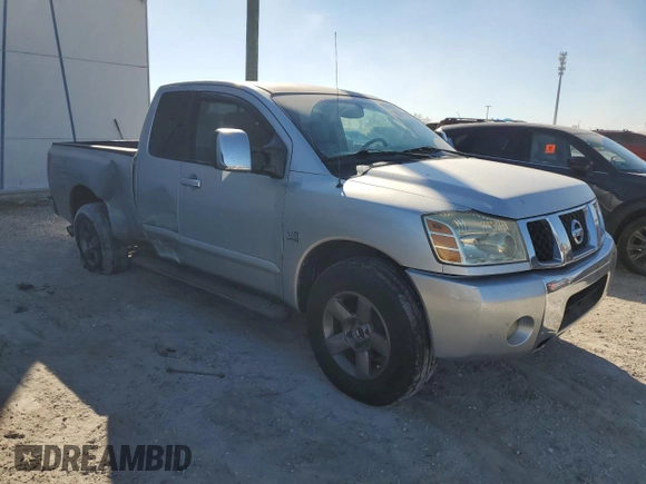 2004 Nissan Titan SE with VIN 1N6AA06AX4N580896, listed as a Copart auction lot 81741484 with 166,016 mi miles and Salvage Title. Bid and sale history available at carsss.com. Image 4.