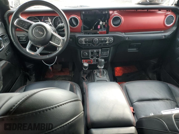 2022 Jeep Gladiator Rubicon with VIN 1C6JJTBG6NL118998, listed as a Copart auction lot 81451814 with 61,125 mi miles and Salvage title. Bid and sale history available at DreamBid. Image 8.