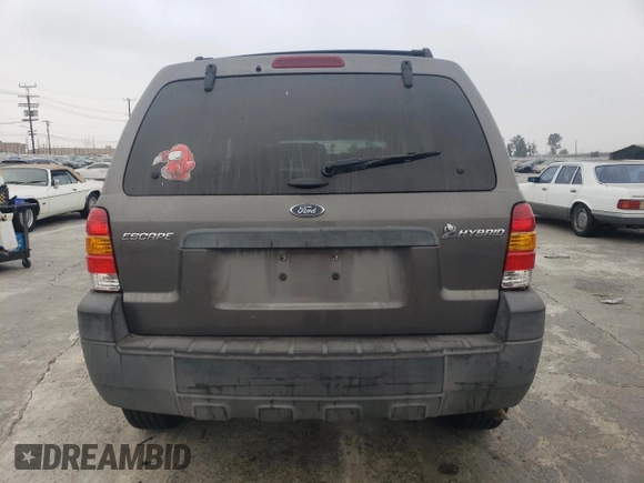 2006 Ford Escape Hybrid with VIN 1FMYU96H26KD04870, listed as a Copart auction lot 76270264 with 199,842 mi miles and Salvage Title. Bid and sale history available at carsss.com. Image 6.