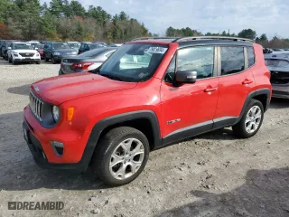 2019 Jeep Renegade Limited with VIN ZACNJBD19KPJ90165, listed as a Copart auction lot 79029694 with 105,618 mi miles and Clean Title. Bid and sale history available at carsss.com. Image 1.