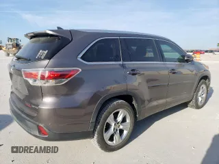2015 Toyota Highlander Limited with VIN 5TDYKRFH4FS103135, listed as a Copart auction lot 63017515 with 172,663 mi miles and Clean title. Bid and sale history available at DreamBid. Image 3.
