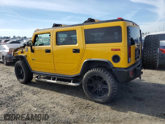 2006 Hummer H2 with VIN 5GRGN23U26H100166, listed as a Copart auction lot 87228964 with 71,727 mi miles and Salvage Title. Bid and sale history available at carsss.com. Image 2.