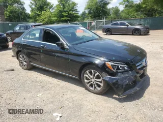 2015 Mercedes-Benz C 300 Luxury with VIN 55SWF4KB0FU022927, listed as a Copart auction lot 61828975 with 97,541 mi miles and Salvage title. Bid and sale history available at DreamBid. Image 4.