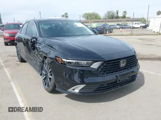 2025 Honda Accord Touring with VIN 1HGCY2F89SA027436, listed as a IAAI auction lot 41835197 with 390 mi miles and . Bid and sale history available at DreamBid. Image 1.