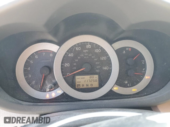 2008 Toyota RAV4 Limited с VIN JTMBK31V486037639, выставлен на аукционе Copart как лот 57914525 с пробегом 117 256 миль миль и Списание • Salvage title. История ставок и продаж доступна на DreamBid. Изображение 9.
