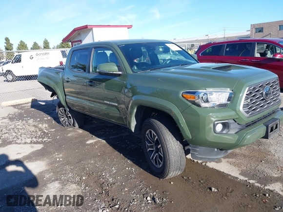 2021 Toyota Tacoma SR with VIN 3TMCZ5AN7MM395940, listed as a IAAI auction lot 41240832 with 39,338 mi miles and . Bid and sale history available at DreamBid. Image 6.