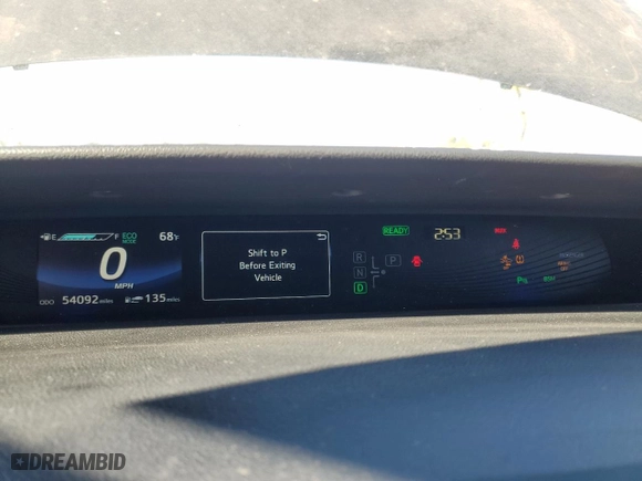 2019 Toyota Mirai with VIN JTDBVRBD9KA006147, listed as a Copart auction lot 87200754 with NaN miles and Salvage Title. Bid and sale history available at carsss.com. Image 9.