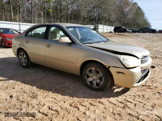 2008 Kia Optima LX with VIN KNAGE123685246267, listed as a Copart auction lot 48325625 with 209,219 mi miles and Salvage Title. Bid and sale history available at carsss.com. Image 4.