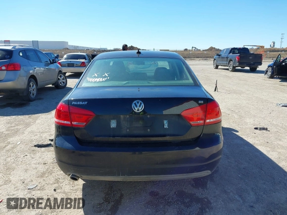 2012 Volkswagen Passat SE with VIN 1VWBH7A32CC047338, listed as a IAAI auction lot 41719936 with 184,255 mi miles. Bid and sale history available at carsss.com. Image 15.