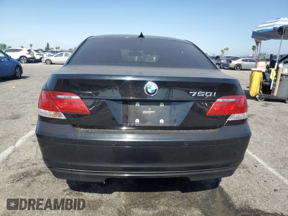 2007 BMW 7 Series 750i с VIN WBAHL83547DT07767, выставлен на аукционе Copart как лот 56233895 с пробегом 141 455 миль миль и Списание • Salvage title. История ставок и продаж доступна на DreamBid. Изображение 6.